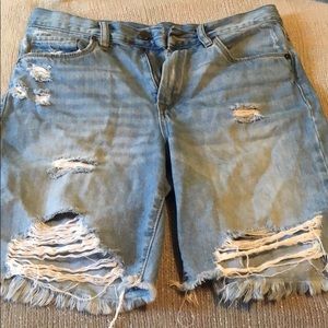 Worn shorts